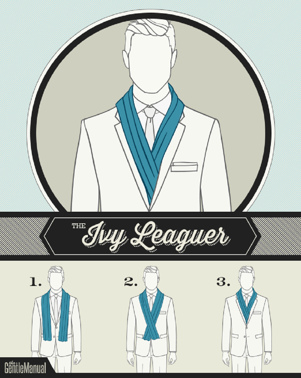 ربطة وشاح Ivy-Leaguer